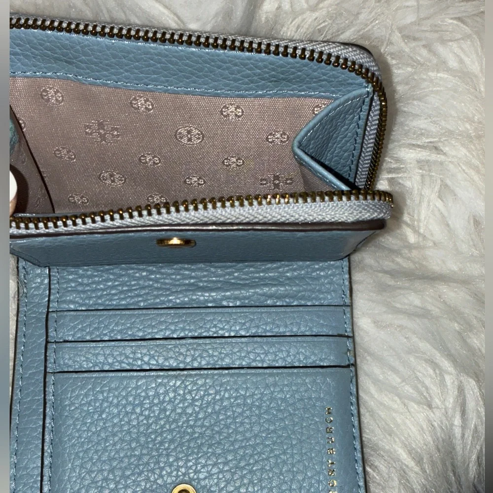 Tory Burch Britten‎ Textured Leather Mini Wallet